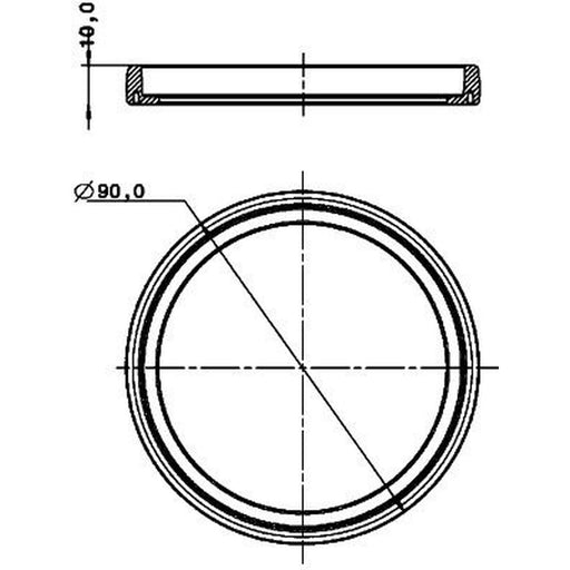 Hella Rubber Seal Ring 9GD 980 696-001