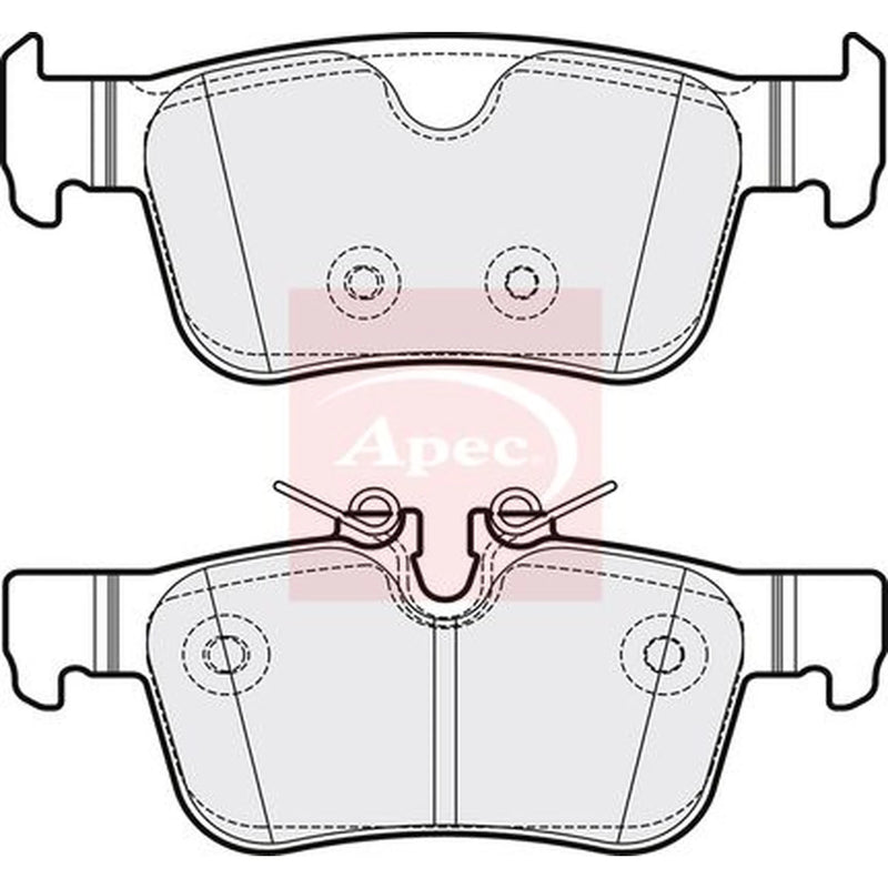 Apec Rear Brake Pad Set PAD2148