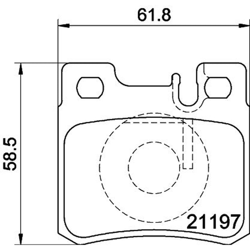 Mintex Rear Brake Pad Set MDB1565