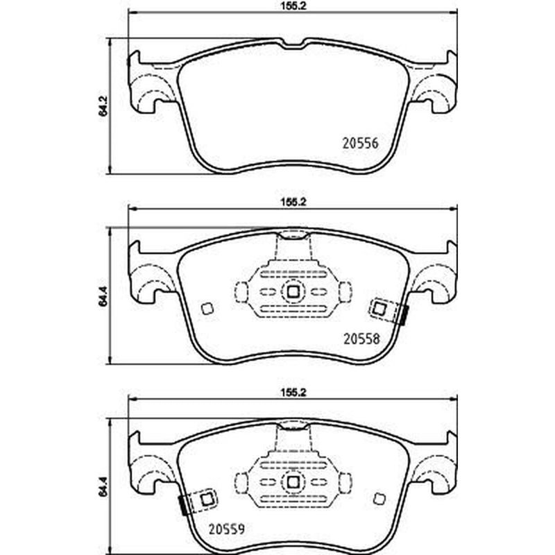 Mintex Front Brake Pad Set MDB4170