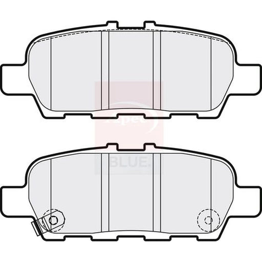 Apec Rear Brake Pad Set PD3816