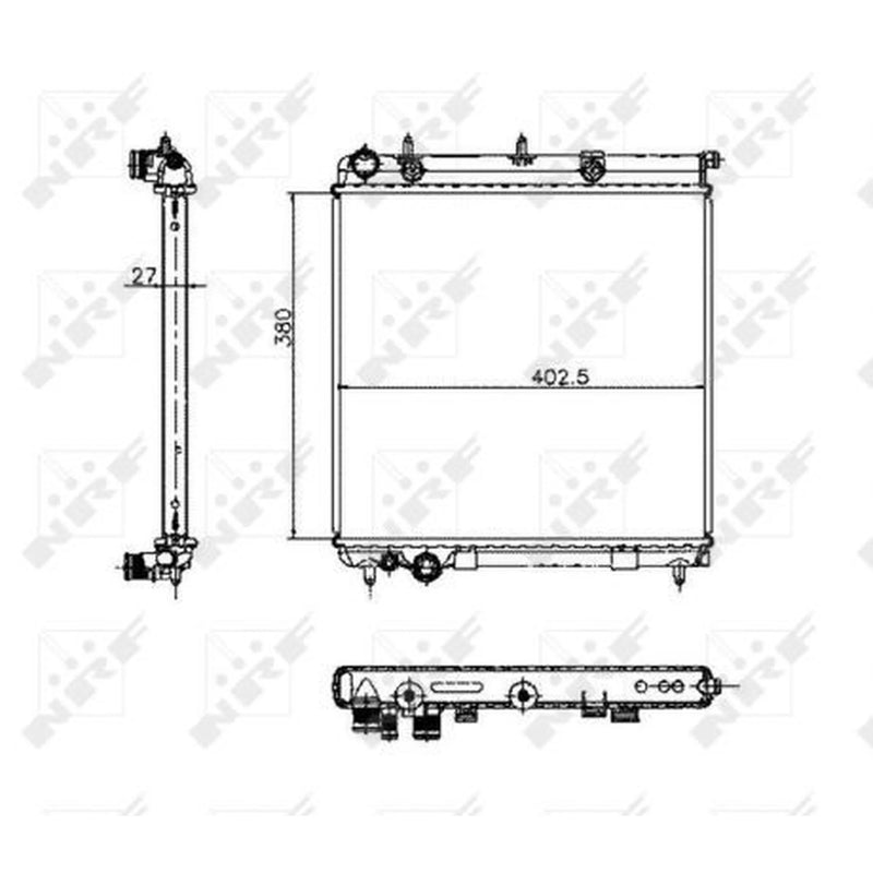 NRF Engine Radiator 50447