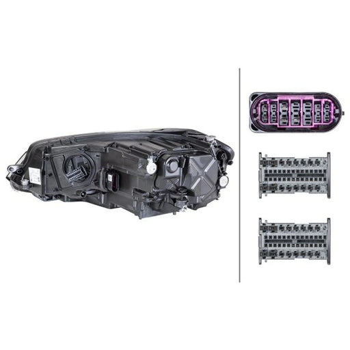 Hella Headlight Headlamp LED Right 1ZX 013 924-421
