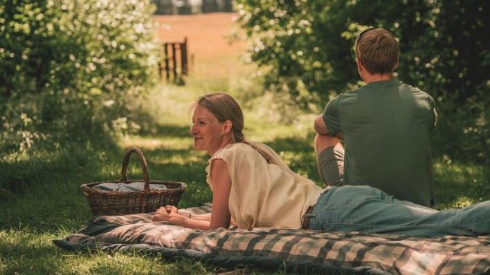 Outwell Camper Lux Double Forest Green Double Sleeping Bag - Outwell - Van Life Living