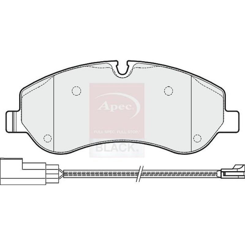 Apec Front Brake Pad Set PAD1930B