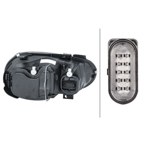 Hella Headlight Headlamp PY21W Left 1EL 007 700-151