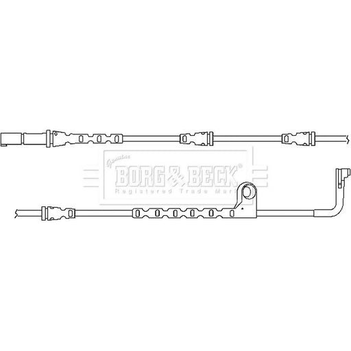 Borg & Beck Brake Pad Wear Sensor Front BWL3034
