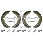 Febi Parking Brake Shoe Set Rear 02100