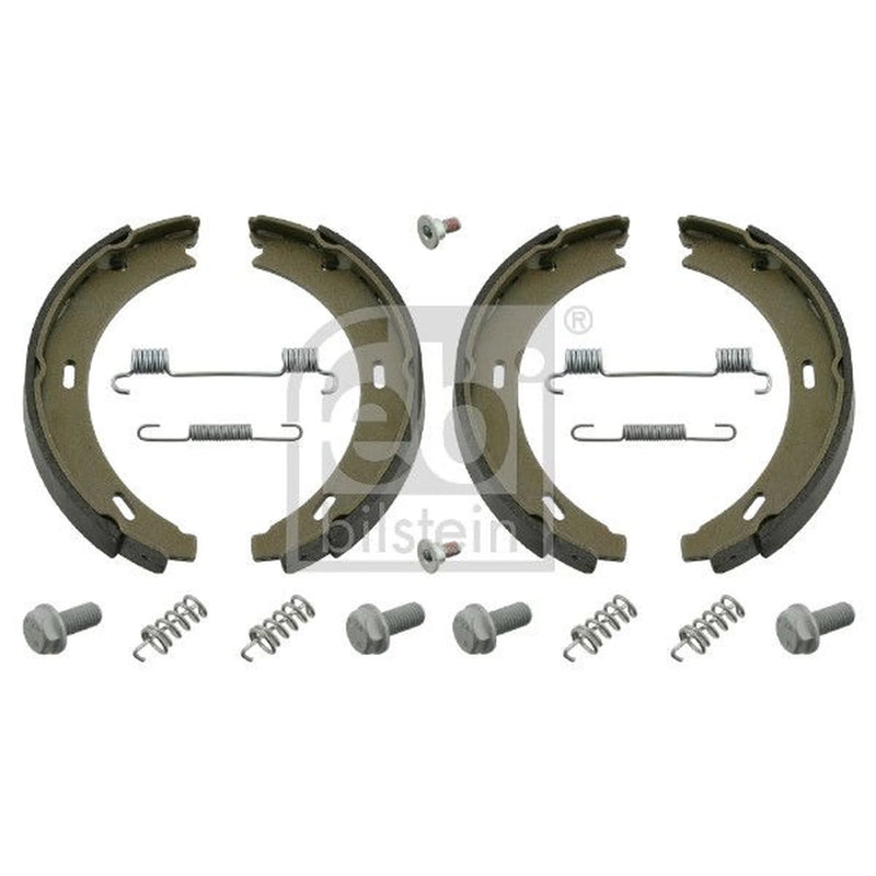 Febi Parking Brake Shoe Set Rear 02100