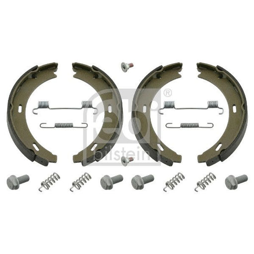 Febi Parking Brake Shoe Set Rear 02100