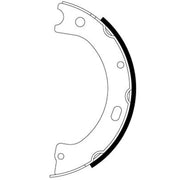 Mintex Parking Brake Shoe Set MFR768