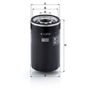 MANN-FILTER Hydraulic Oil Filter W 1160/6