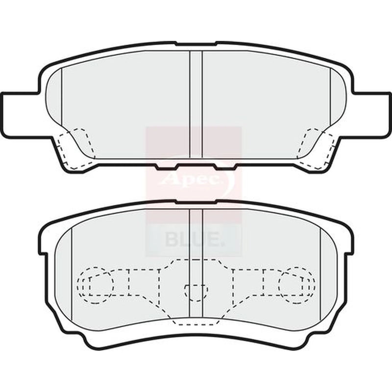 Apec Rear Brake Pad Set PD3599