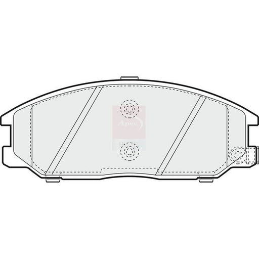 Apec Front Brake Pad Set PD3534