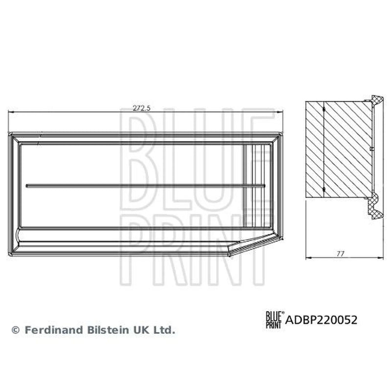Blue Print Engine Air Filter ADBP220052