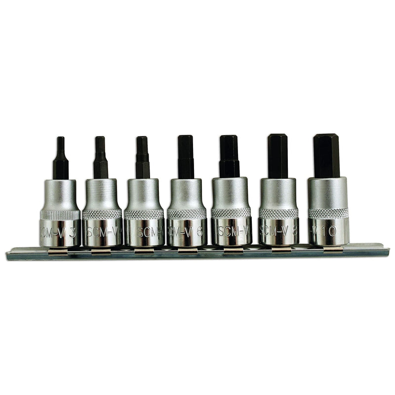 Laser Hex Socket Bit Set 3/8"D 7pc 1791 Laser  - Town Parts