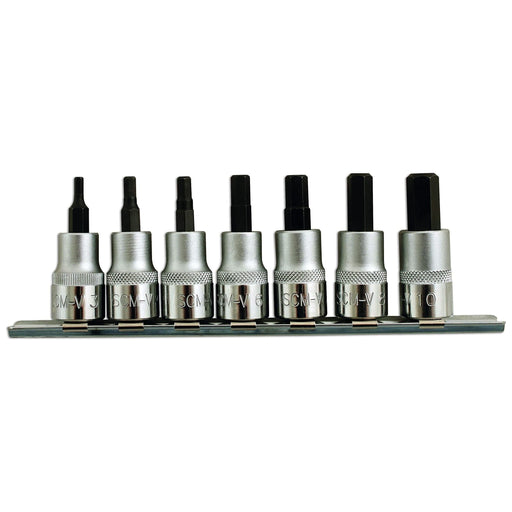 Laser Hex Socket Bit Set 3/8"D 7pc 1791 Laser  - Town Parts