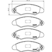 DON Front Brake Pad Set PCP1550