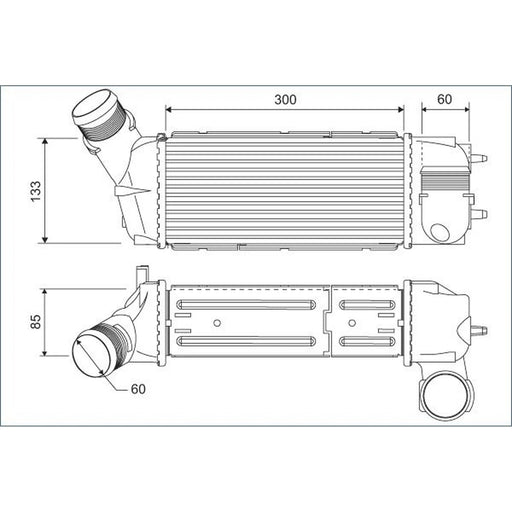 Valeo Intercooler (Charge Air Cooler) 818769