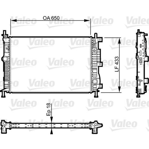 Valeo Engine Radiator 735555