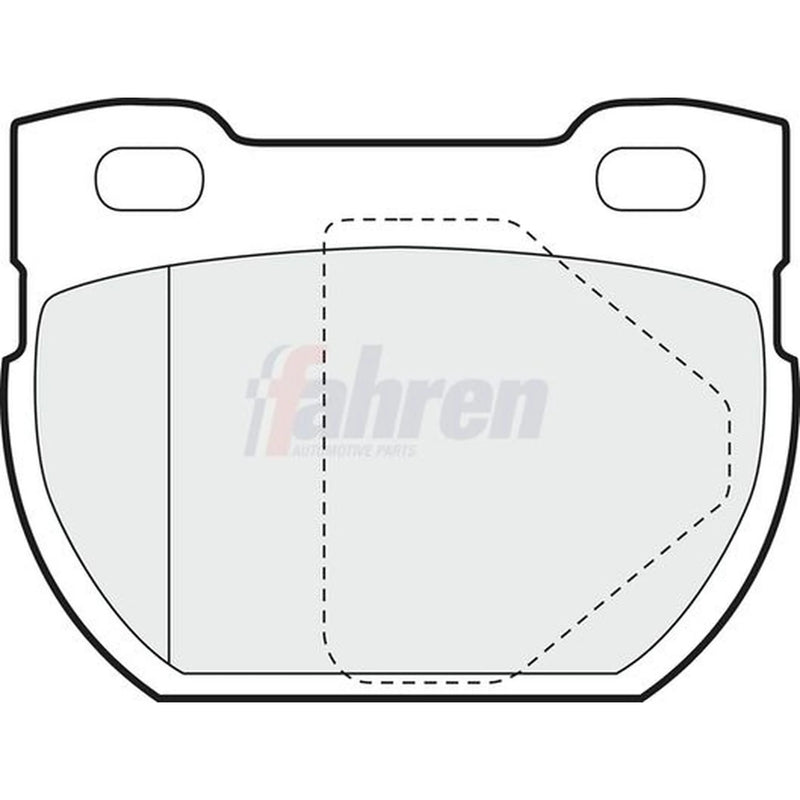 Fahren Rear Brake Pad Set fits Land Rover Defender 1998-2016 2.2 2.4 2.5