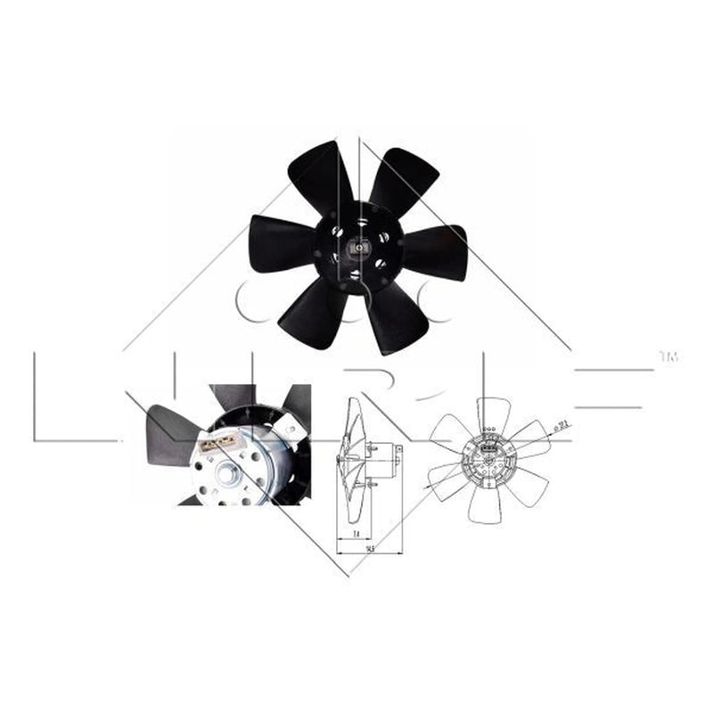 NRF Engine Cooling Fan 47390