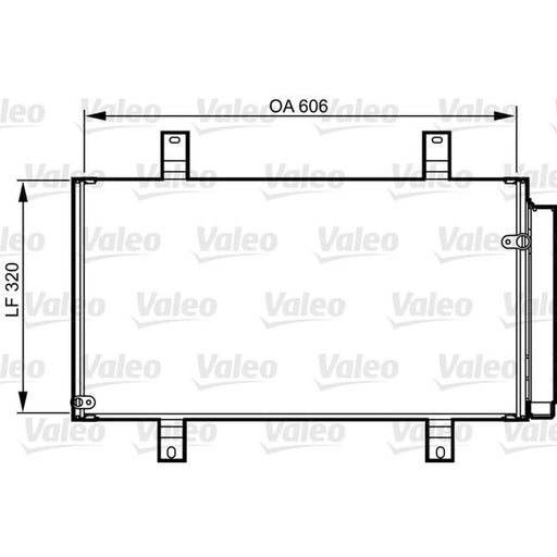 Valeo Air Conditioning Condenser 814215