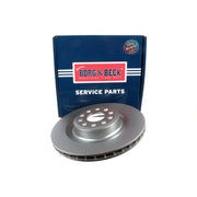 Borg & Beck 2 x Vented Rear Brake Discs BBD6261S-x2