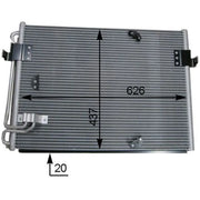 Mahle Air Conditioning Condenser AC 174 000S