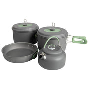 Bo-Camp Cookware Set Explorer 4 Pieces with Tea Kettle Aluminium - Bo-Camp - Van Life Living