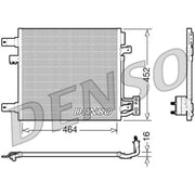 Denso Air Conditioning Condenser fits Jeep Wrangler III 2007-2011 2.8 3.8