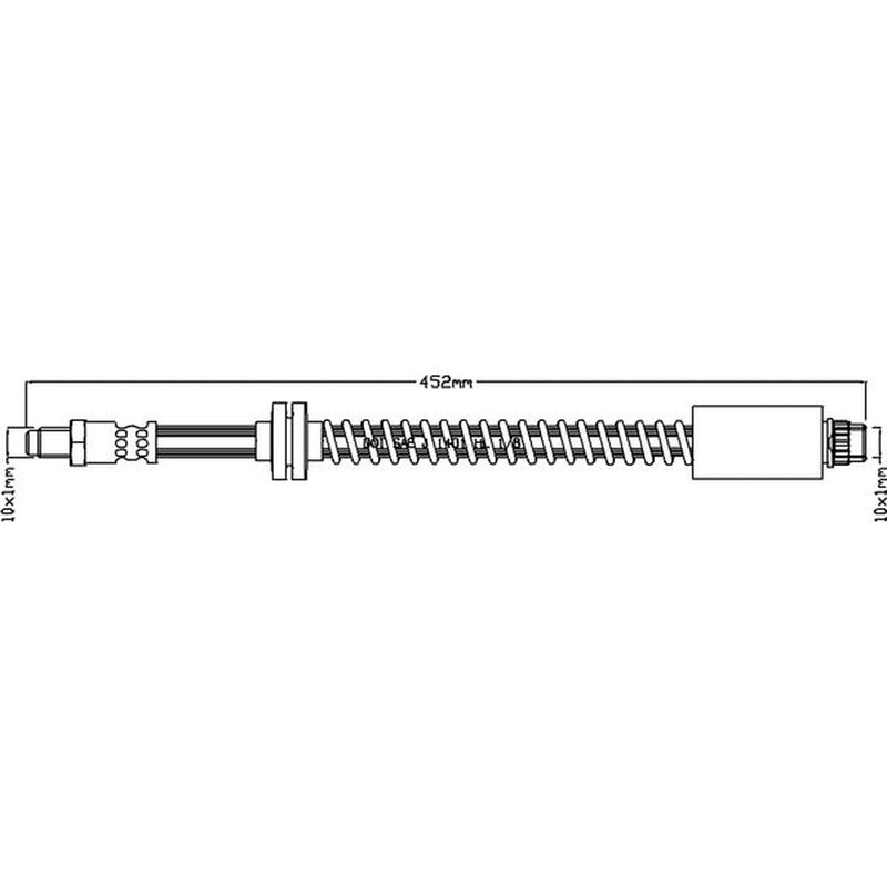 Juratek Brake Hydraulic Hose Line Right JBH1068