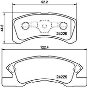 DON Front Brake Pad Set PCP1524