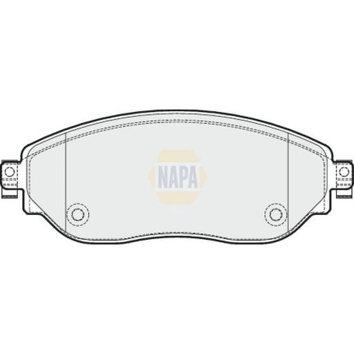 NAPA Front Brake Pad Set NBP1174