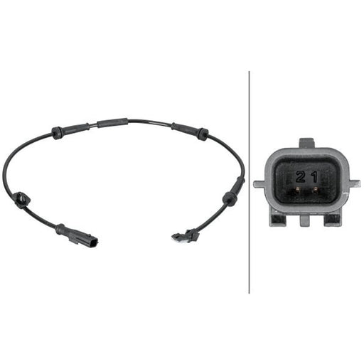 Hella ABS Wheel Speed Sensor Front 6PU 012 806-681