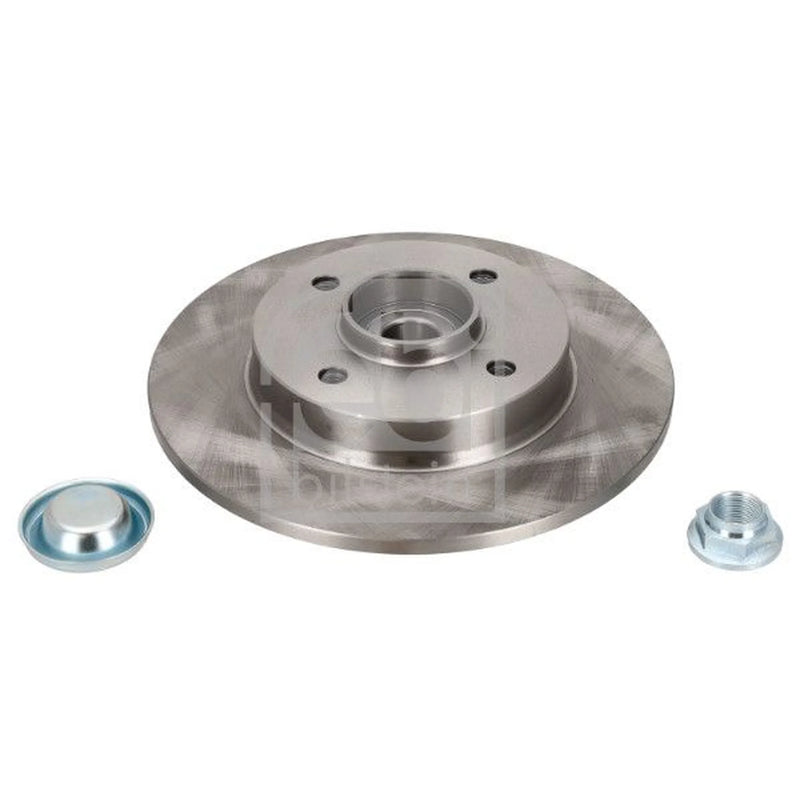 Febi 2 x Solid Rear Brake Discs 27201-x2
