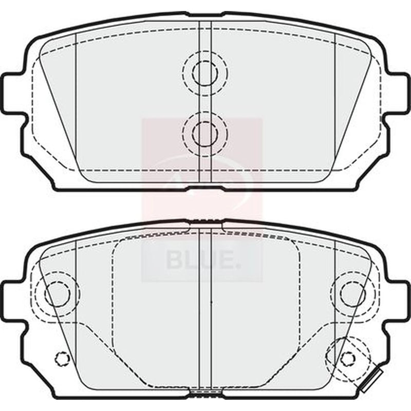Apec Rear Brake Pad Set PD3235