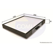 Comline Cabin Air Filter (Pollen Filter) EKF208