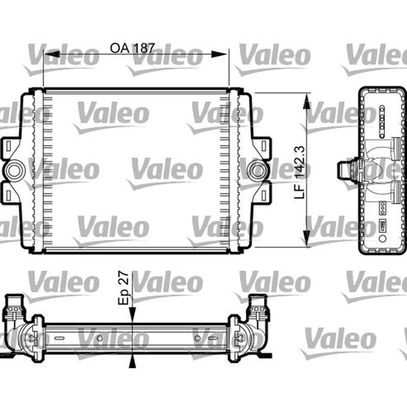 Valeo Engine Radiator 735467