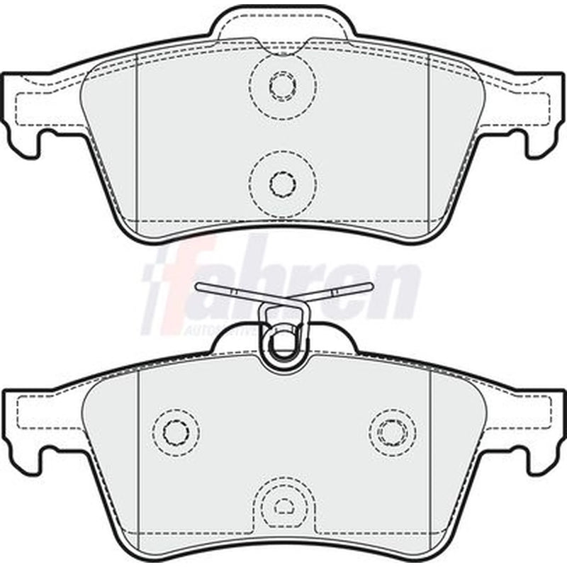 Fahren Rear Brake Pad Set FBP3277