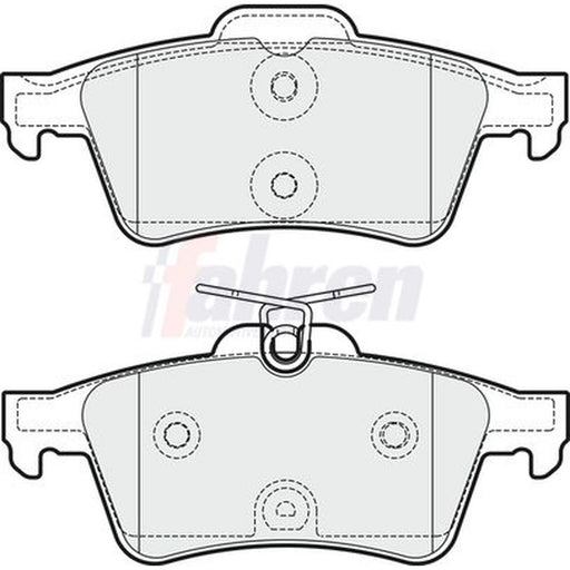 Fahren Rear Brake Pad Set FBP3277