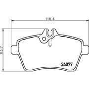 Mintex Front Brake Pad Set MDB2685