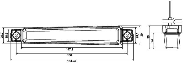 Hella Direction Indicator Light 2BA 012 846-207