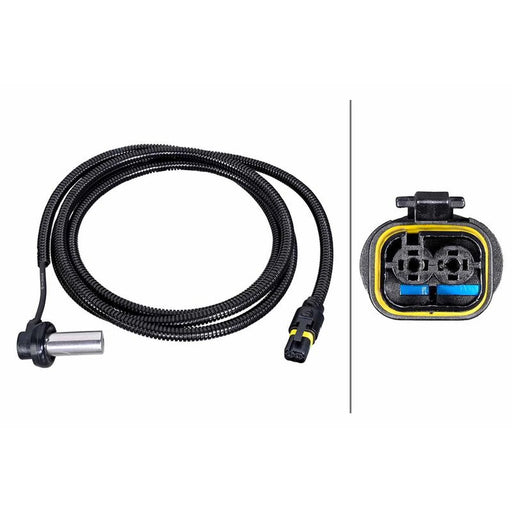 Hella ABS Wheel Speed Sensor Front Right 6PU 230 052-091
