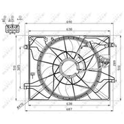 NRF Engine Cooling Fan 47560