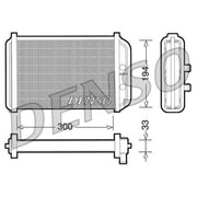 Denso Heater Matrix Core Heat Exchanger DRR09033