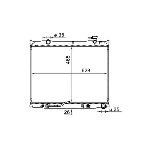 Mahle Engine Radiator CR 1581 000S