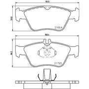 DON Front Brake Pad Set PCP1041