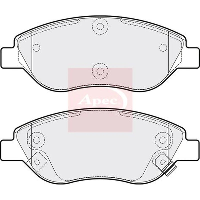 Apec Front Brake Pad Set PAD2171