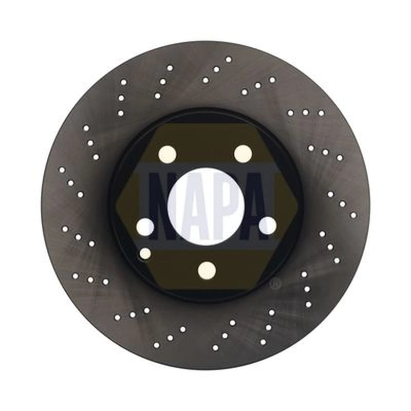 NAPA 2 x Perforated/Vented Front Brake Discs NBD5399-x2